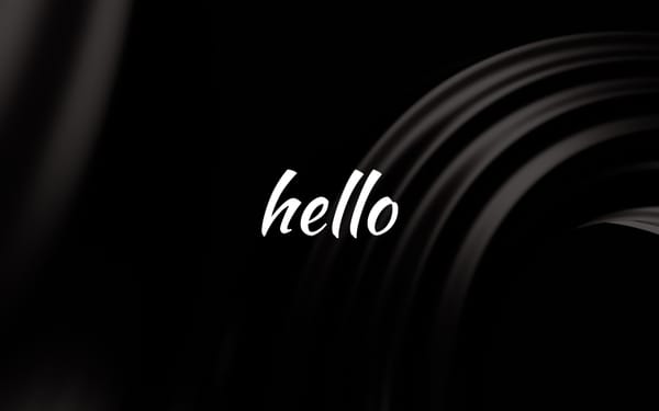 Welcome to my newsletter
